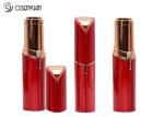 Rechargeable Mini Painless Face Hair Remover Gold Plated Lipstick Shaped