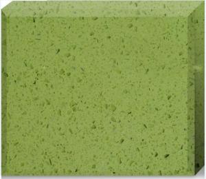 Quality Olive Green Quartz Stone Countertops Color Optional Customized Size wholesale