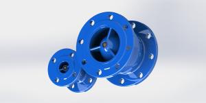 Quality Ductile Iron No Slam Check Valve Designed For Temperature 80C Applications wholesale