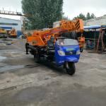 Tricycle Hydraulic Truck Mounted Crane , 3- 5 Ton Lifting Mobile Truck Crane