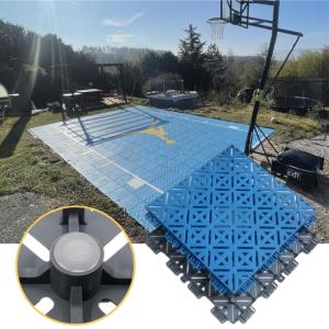 Quality Well Permeable Modular Outdoor Sports Tiles Basketball Court Flooring Diy Sports Courts wholesale