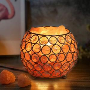 Quality 15W Dimmable Warm Yellow Rock Salt Lamp Night Light wholesale