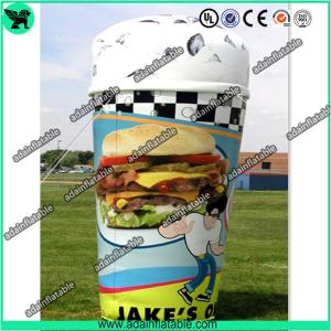 Quality Customized Advertising Inflatable Icecream Cup Replica Model wholesale