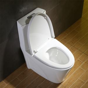Quality One Piece Elongated White CUPC Toilet Bowl Siphon Flush Powerful wholesale