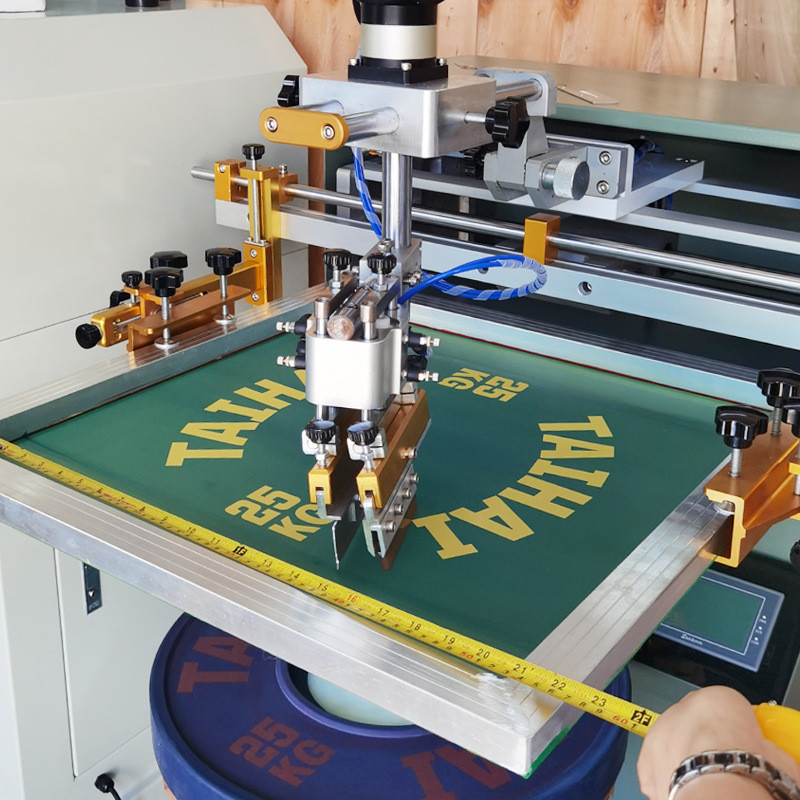 Servo 500mm Flat Screen Printing Machine Weight Plates Silk Screen Press