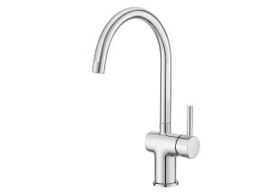 Quality Single Chrome Handle Brass Kitchen Mixer Faucet With Adjustable Speed T8006 wholesale