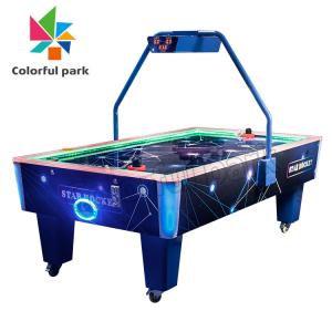 Quality Two Player air hockey table with scoreboard For Indoor Amusement Multilingual wholesale