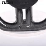 Carbon Fiber F150 Custom Steering Wheel LED Display Black Stitch