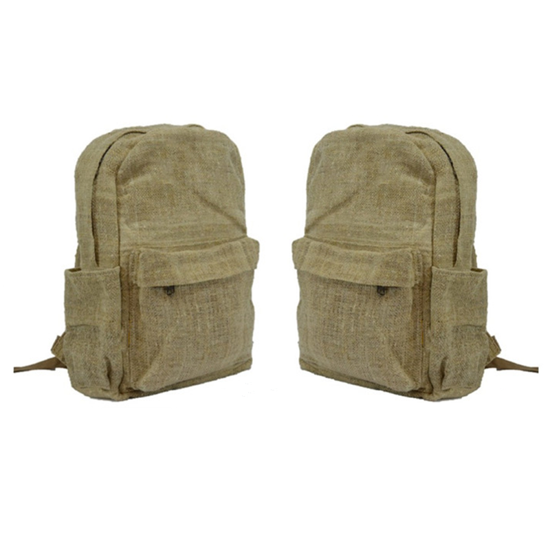 Shoulder Unique Backpacks For School Organic Hemp Recycled Spacious Classic