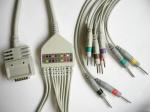 EK-10 Surgical Plastic EKG Machine Cable Single Piece IEC And AHA