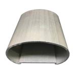 2mm Aluminum Armrest Profile Fixed Card Slot Equilateral U Shaped