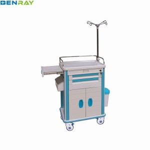 Quality ABS Clinical Storage Trolleys With Four Plastic Steel Columns wholesale