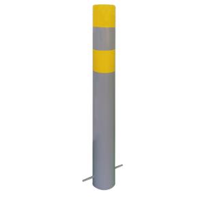Quality 89mm*750mm Steel Safety Bollards Iron Removable Locking Bollards 2.4kg wholesale