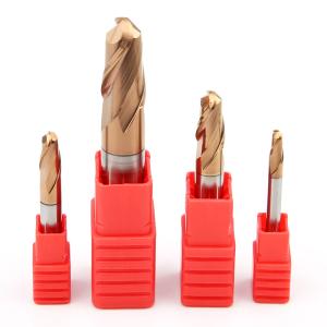 Quality R1.5 R4.5 Solid Carbide Ball End Mill Milling Cutter Lollipop Round End Mill wholesale