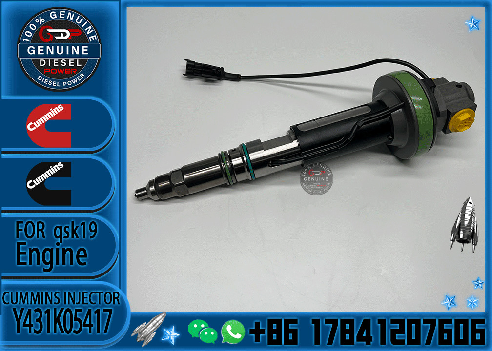 Huida original JCM921F QSK19 engine injector Y431K05248 fuel injector Y431K05417 used in Cummins