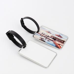 Quality Customized Metal Sublimation Luggage Tag For Heat Transfer Photos Printing wholesale