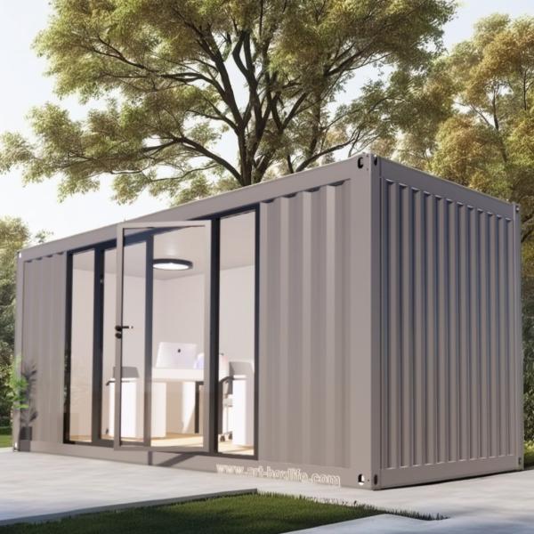 50/75/100mm Wave Sandwich Panel Wall Modern 20ft 40ft Steel Container Houses