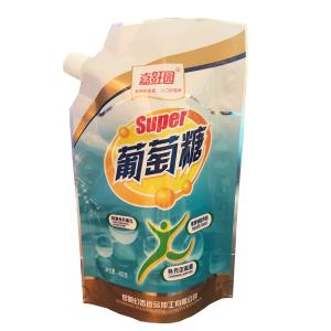 Quality 100ml/200ml/500ml packaging aluminum foil plastic spout pouch/ doypack for juice, milk, water, tea wholesale