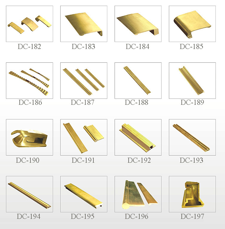 OEM C38500 Brass Extrusions And Profile Sections For Decoration Fitment