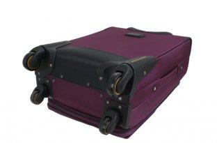 Purple Large Mens Rolling Carryon Luggage Nylon Business Luggage