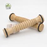 Rubber Wood Foot Massage Roller Screw Shape- Relieve Foot Arch Pain, Plantar