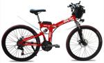 35KMH 24 Inch E Bike , 20AH Lithium Battery Electric Mountain Bicycles MX300