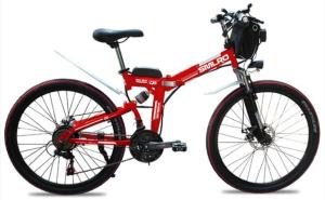 Quality 28Miles Per Power 24 Folding Electric Bike , 13AH Specialized Electric Bicycles wholesale