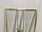 Hollow Tempered Beveled Glass , Keep Warm Bevelled Glass Door Panels