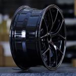 5 split spoke black painted suppliers wheels 18 inch rim racing forged aluminum
