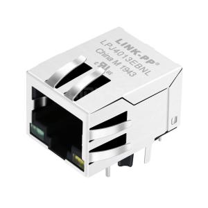 Quality LPJ4013EBNL 10/100 Base-T Right Angle RJ45 Connector Tab Down Green/Yellow LED wholesale