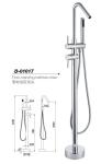 Floor standing bathtunb mixer,Faucet D-01017