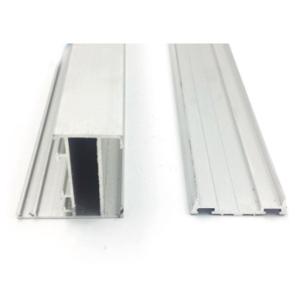 Quality Standard Black Powder Coated Aluminium Extrusions For Construction wholesale