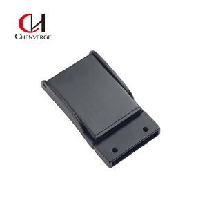 Quality Matte Black Reversible Belt Buckles Antiwear Erosion Resistant wholesale