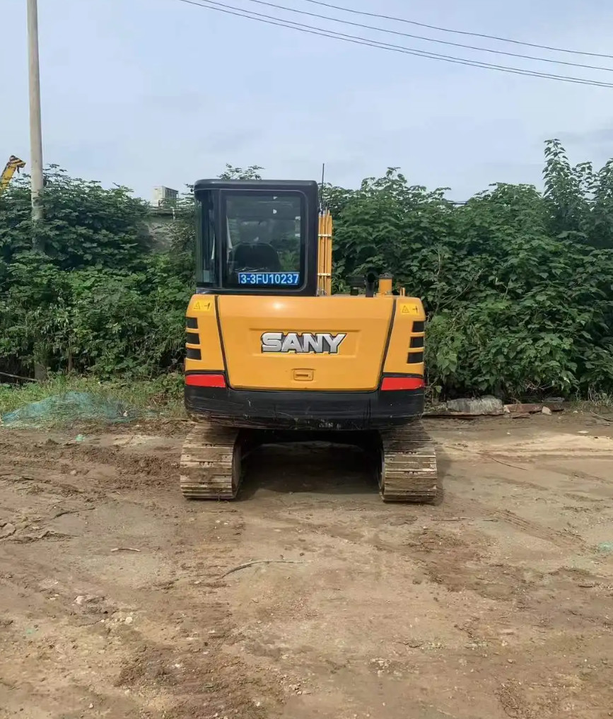 Popular Second Hand 5T Mini Digger Used Sany SY55C Crawler Excavator
