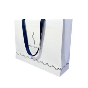 Quality Recyclable Art Paper Jewellery Handbags Heavy Duty Paper Carrier Bags wholesale