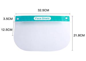 Quality Elastic Band PET Semicircle Clear Face Shield wholesale
