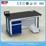 All Wood Corrosion Resistance Lab Island Bench Chemistry Lab Furniture