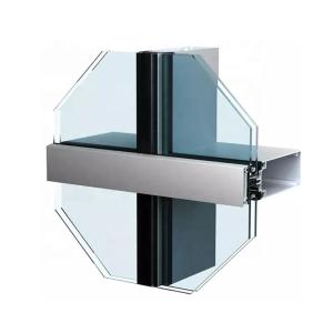 Quality Construction Thermal Break Glass Curtain Wall Aluminum Frame wholesale
