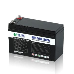 Quality Deep Cycle 6000 12V LiFePO4 Battery Pack 12.8V 5Ah ABS + PC For Camping yacht wholesale