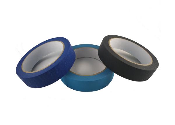 Paper Colored Masking Tape / Colored Tape Hot Melt Adhesive No Residue Removed