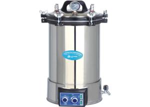 Quality Hand Wheel Type Laboratory Steam Sterilizer Electric Heated With Auto Shut Off wholesale