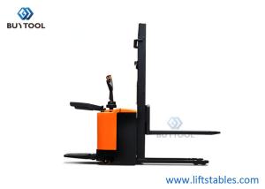 Quality Q345B Electric Lift Trucks Powered Walkie Stacker 1500kg wholesale