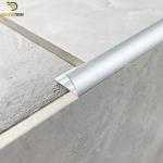 Round Chrome Metal Tile Edge Trim Aluminum Alloy 6063 Finishing