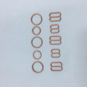 Quality SGS Swimwear Buckle Bra Ring Adjuster Alloy With Nylon Coated wholesale