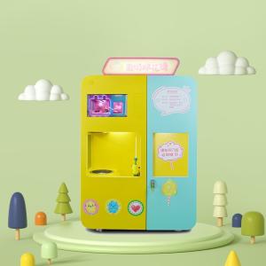 Quality Custom Cotton Candy Vending Machine Credit Card Payment Stable Running wholesale