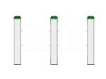 SUS304 Face Recognition Swing Barrier Turnstile 30 People/Min Automatic