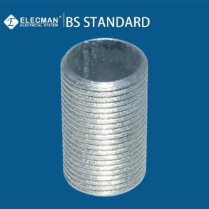 Quality 2 Inch Malleable Iron And Steel Fittings Electrical Close Nipple Zinc Plated wholesale