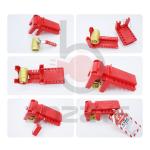 BOSHI OEM Acceptable PP Material Adjustable Safety Ball Valve Lockout