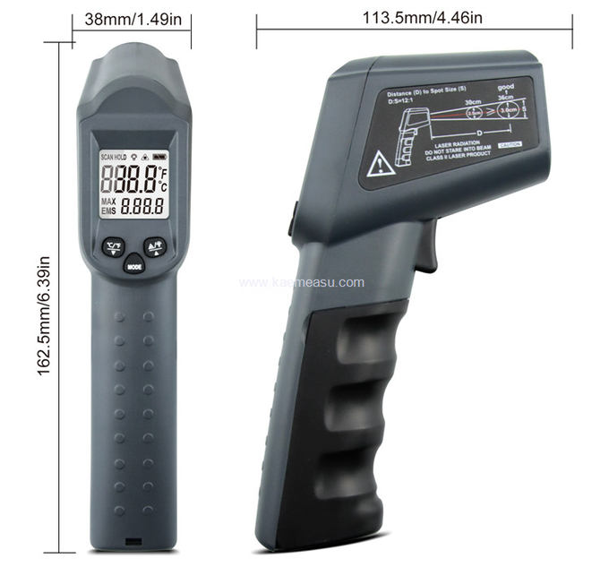 Kaemeasu Non Contact High Temperature Laser Thermometer OEM ODM
