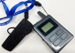 100 Independent Channels LCD Display Audio Guide For Battery Power